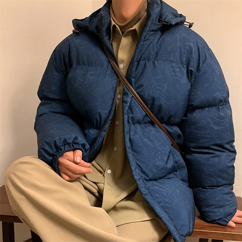 港风2026新品冬季宽松情侣装男装棉衣棉服冬装加厚外套D004-P85,男装棉衣,星座717