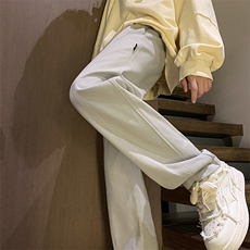港风秋冬酷丝棉美式高街宽松休闲长裤男K23319-P35控49，男装休闲裤，星座717