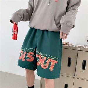 【】A003-HK7187-P35夏装新款字母印花时尚短裤图片
