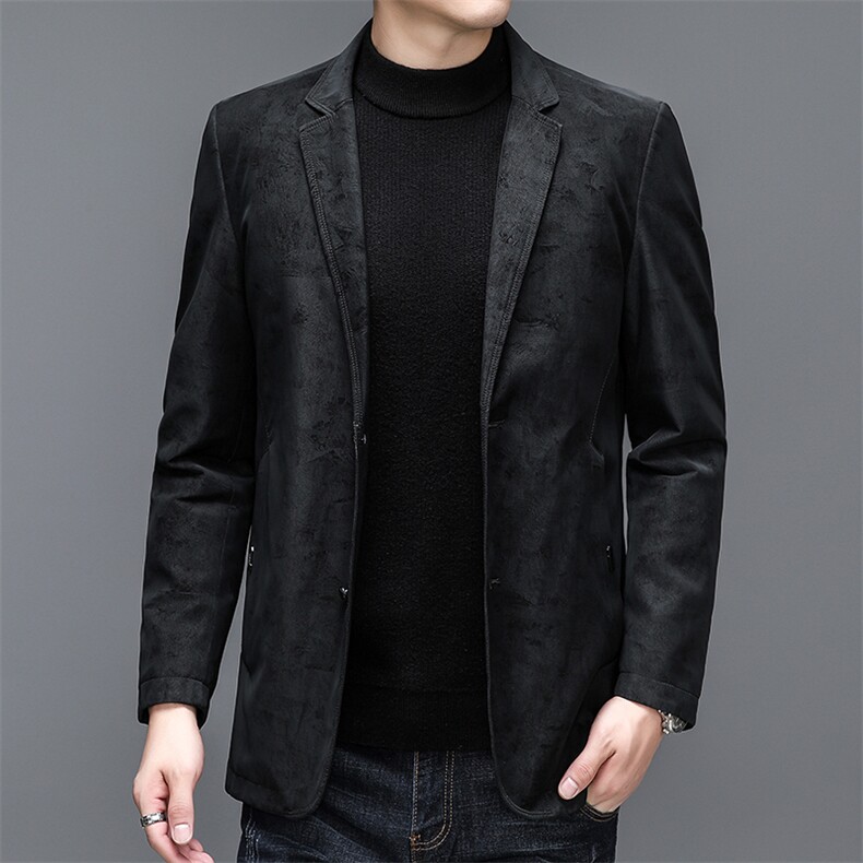 CH9628钱塘2020-2中年男士商务休闲简约百搭冬季厚款西服P185,男装西服,钱塘207-2