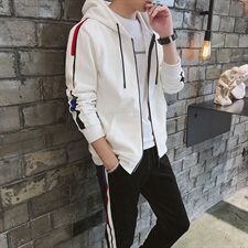 冬季加绒加厚金丝绒两件套运动服套装休闲卫衣套装男装DS297T，男装卫衣，电商A102