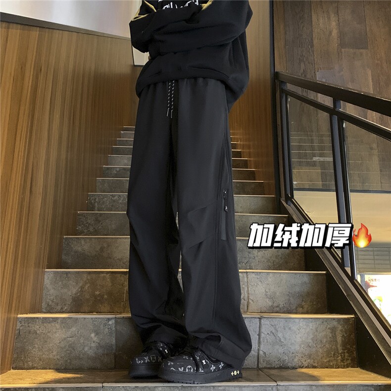 冬装加绒加厚登山冲锋裤男休闲裤特P46控78,男装休闲裤,电商D205