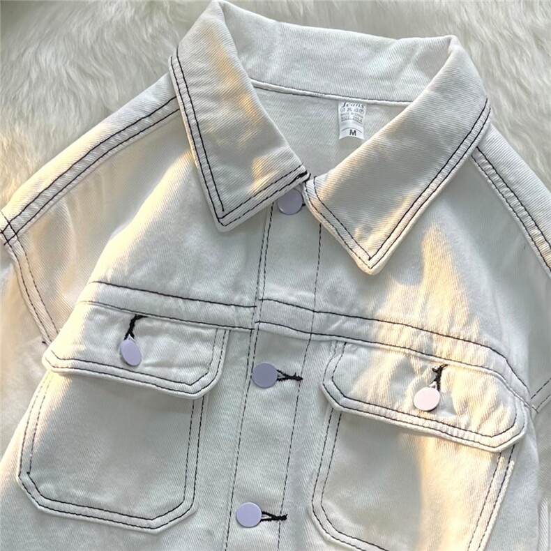春秋新款复古夹克男早秋工装上衣服潮高级感牛仔外套W4901-P65,男装夹克,星座512-2