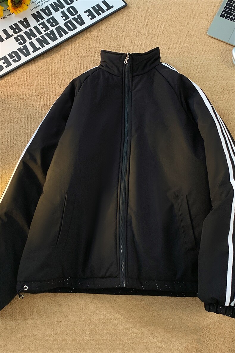 MY189/P95双面穿棉服冬季新款两面穿满天星棉衣宽松百搭加厚棉袄,男装棉衣,电商基地A050