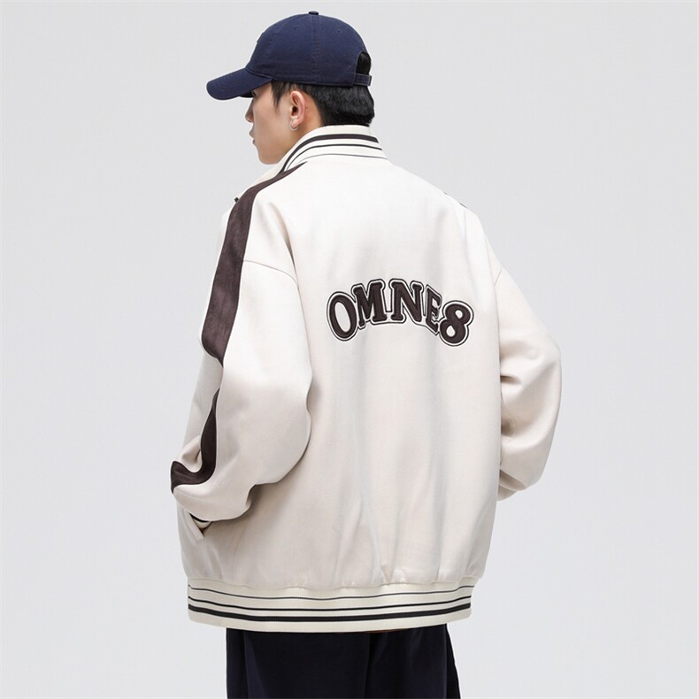 外套男2023新款秋季潮流百搭宽松棒球服夹克上衣JK0295-P90,男装夹克,星座308B-2