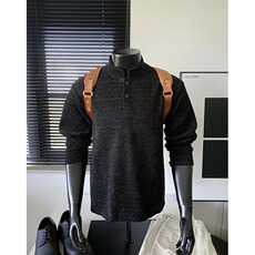 美式卫衣男百搭秋冬款高级感痞帅男士内搭长袖打底TM33-P37，男装T恤，星座208-5