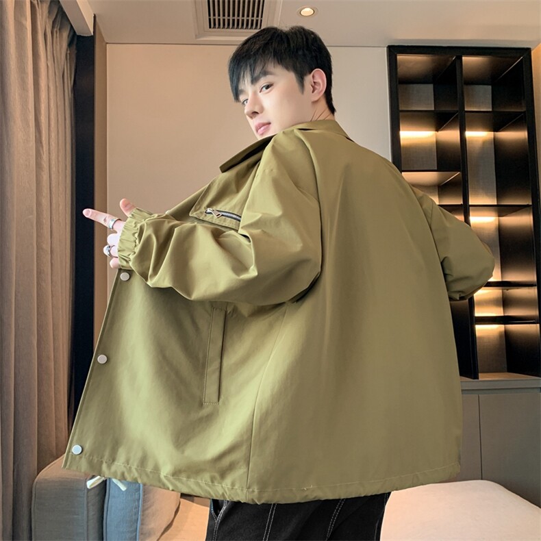 男士外套夹克工装2024新款男生潮牌冲锋衣服JK171-P78,男装夹克,星座308B-2