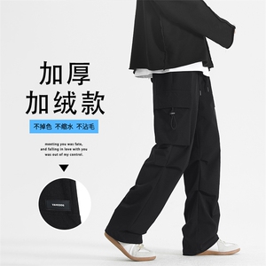 美式伞兵工装长裤男潮牌直筒休闲登山裤K211-特批-38加绒特批48图片