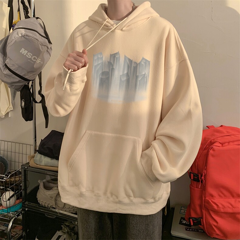 ！连帽圆领卫衣男装港风帽衫男LM147-P35,男装卫衣,电商B367