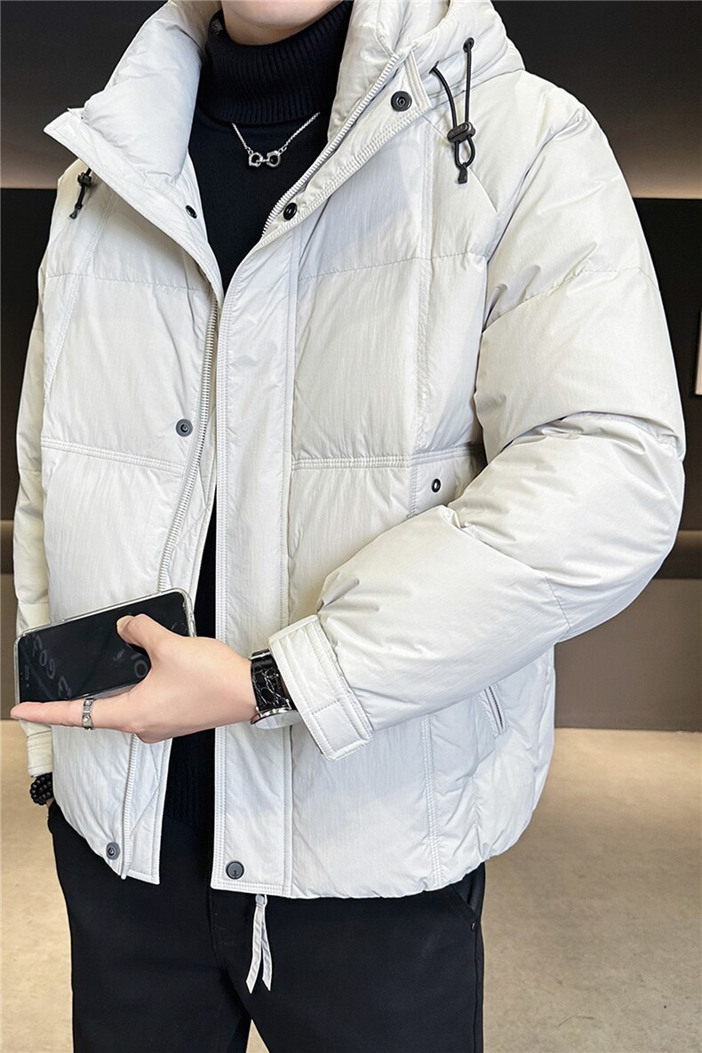标50绒羽绒服男冬季2025新款外套A313-3308-P215控卷后298,男装羽绒服,电商A313