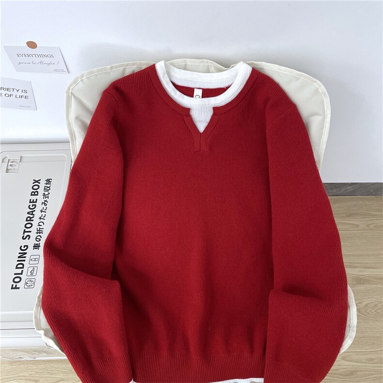 1506-1/MM9201/P59圆领潮牌男女同款毛衣时尚情侣百搭加厚毛衣,男装针织衫/毛衣,星座1506-1