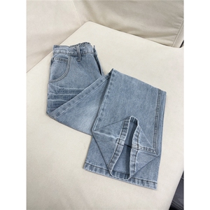 B221美式ins高街小众修身微喇牛仔裤 LK25584-特P45控78图片