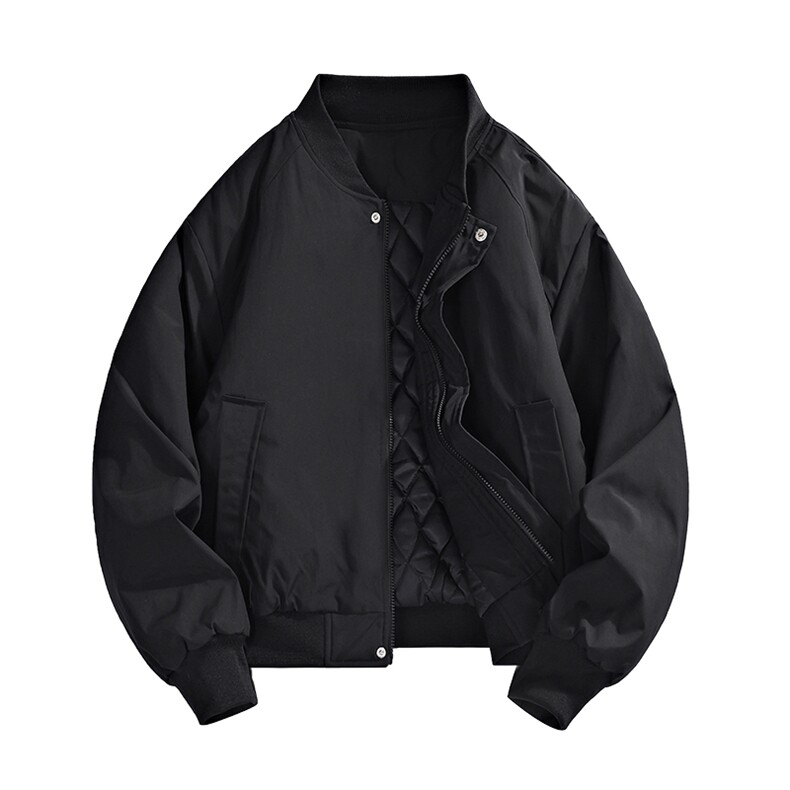 支持二开冬装加棉加厚夹克外套棉服男女立领棉衣棒球服M815-P65,男装夹克,电商A441