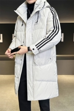 冬款羽绒服男连帽中长款保暖外套标50白鸭绒上衣B317/6127/P275，男装羽绒服，电商B317