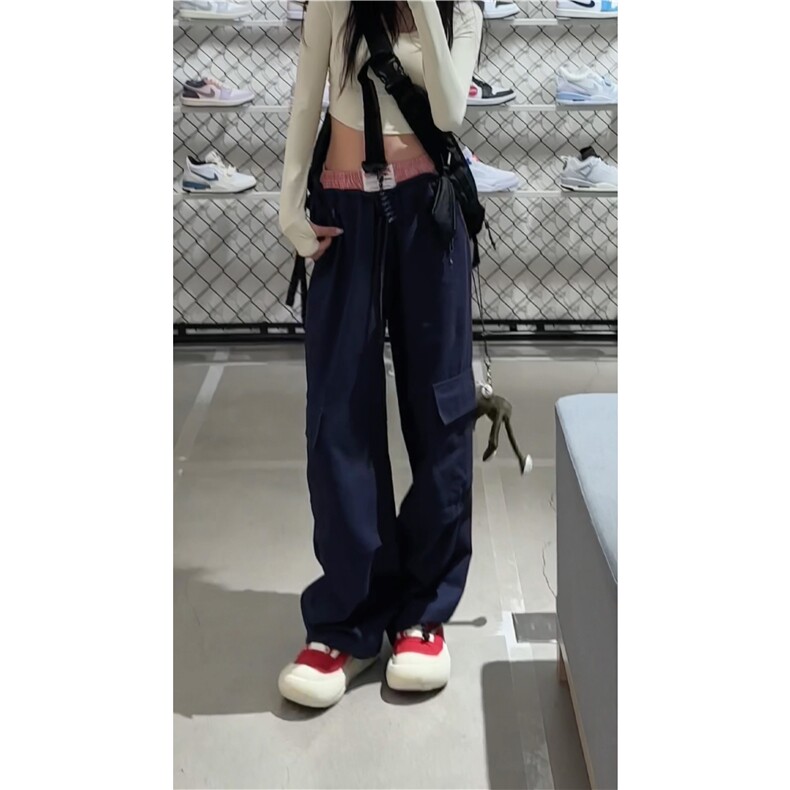 INS美式潮流假两件拼接宽松大口袋工装裤B315-K24355-特p40-控78,男装工装外套,电商B315