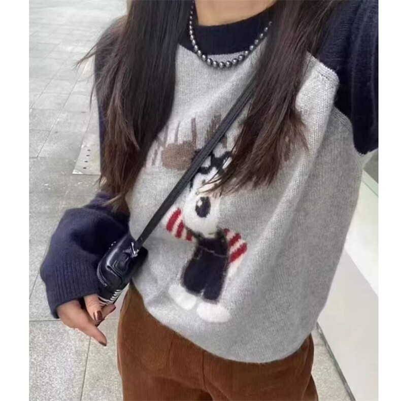羊毛打底衫女秋冬内搭套头保暖长袖羊毛针织毛衣,女装羊毛衫,忠诺羊绒