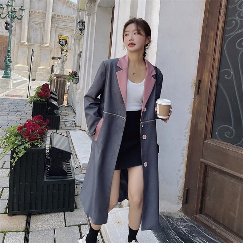 【新品现货】23春两穿设计款风衣608-P155-K208，女装连衣裙，浙宝189