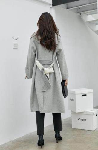 冬季新品双面羊绒大衣，女装，拉嘉图