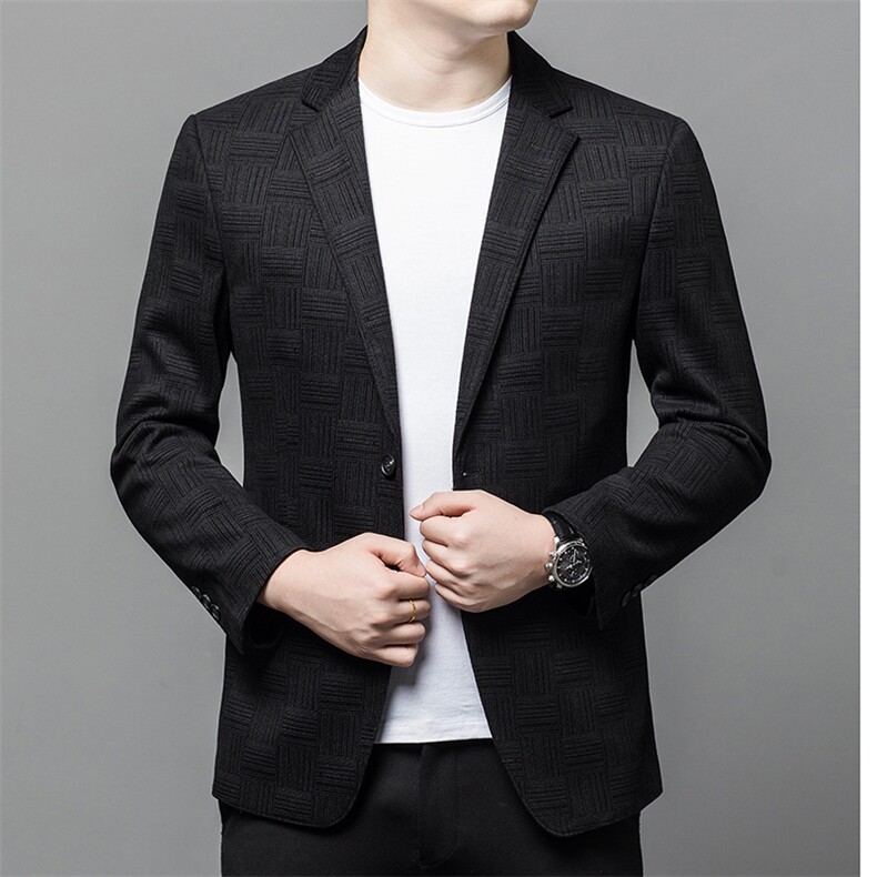 Y6631钱塘2020-2秋装新款时尚休闲帅气中青年男士西服外套P145,男装西服,钱塘207-2