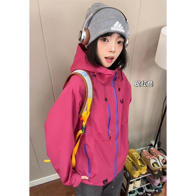 网图秋季新款登山爬山冲锋衣外套现货男女可穿JK02-特P48,男装夹克,电商C310