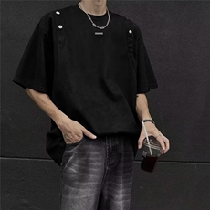 夏季新款男装设计感简约短袖上衣时尚气质百搭高级感上衣T7111，男装Polo衫，星座1116A（原606A-3）