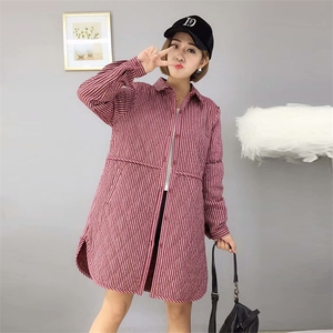 棉衣/棉服2020年冬季舒适长袖女长款加厚保暖时尚简约百搭图片