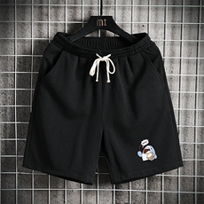 MK37239-P15冰丝短裤男士大码宽松休闲五分裤男运动中裤网格，男装休闲裤，电商A040A
