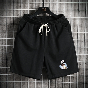 MK37239-P15 冰丝短裤男士大码宽松休闲五分裤男运动中裤 网格图片