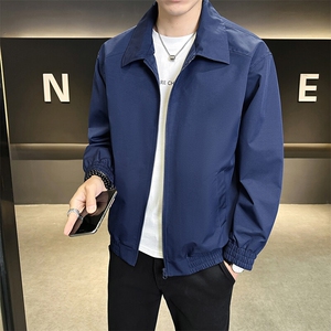 新款翻领男春秋街头宽松工装夹克外套夹克衫休闲上衣2526-P50图片