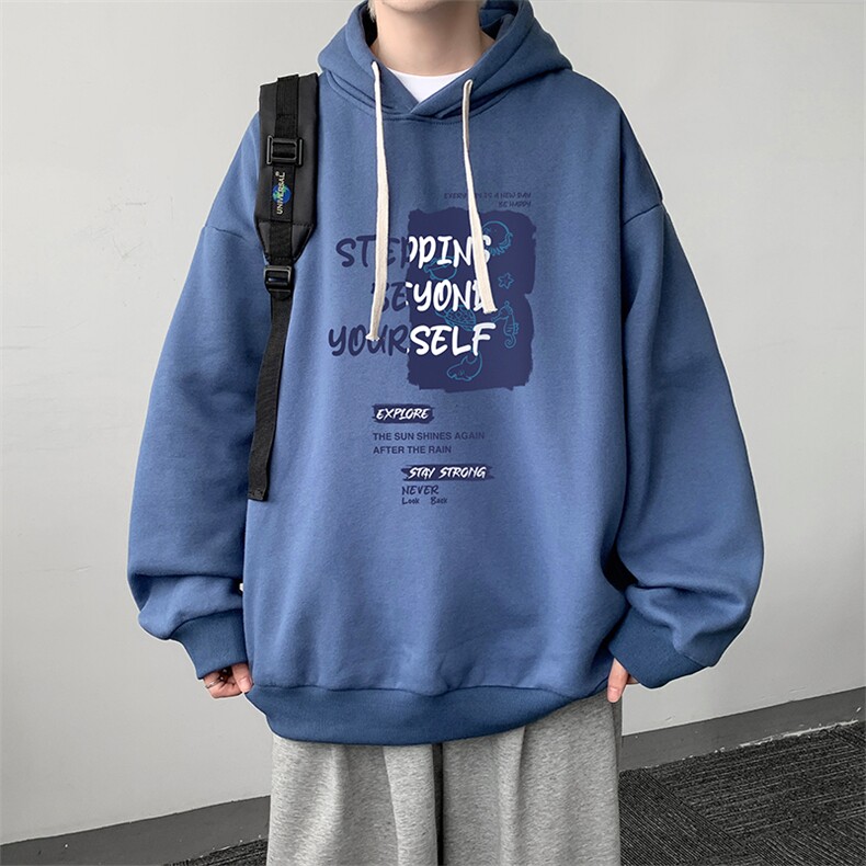 连帽卫衣男大码运动服帽衫外套WY2345-P35,男装卫衣,电商A040