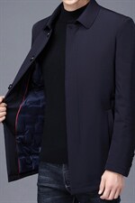 2021中年新款翻领羽绒服冬季加厚休闲爸爸冬装外套棉衣ZLF02-P195，男装羽绒服，电商B212（原钱塘6029）
