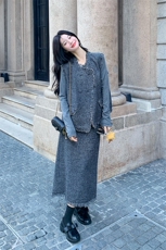 现款现货，小香风三件套2530-P225-338-马甲套裙两件套P190-K288，女装套装/套裙，浙宝276（原081）