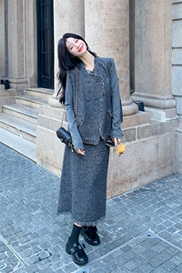 现款现货，小香风三件套2530-P225-338-马甲套裙两件套P190-K288图片