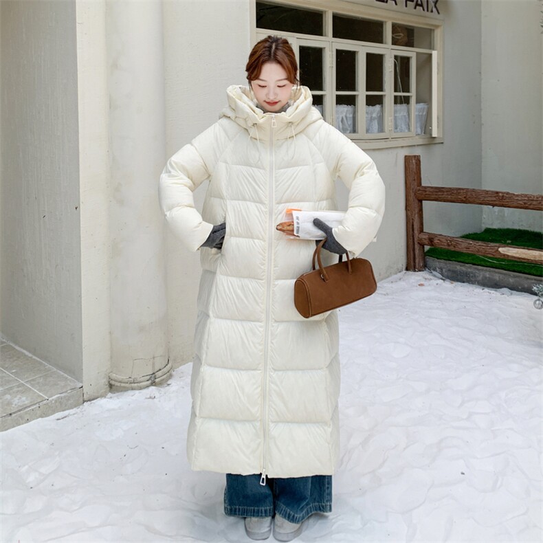2025现货长款羽绒服210-3293-P370-4682025年冬季长款有帽不可拆,女装羽绒服,浙宝210（原浙宝191）