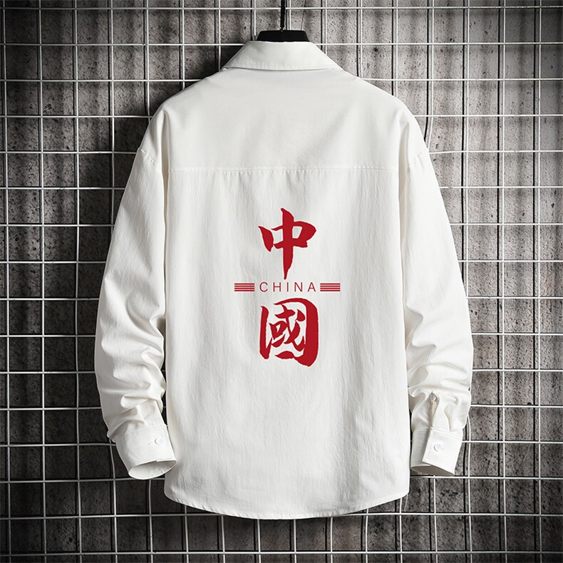 CS15198-P38 加绒款-P48 长袖衬衫男士大码宽松衬衣男寸衫 网格图片