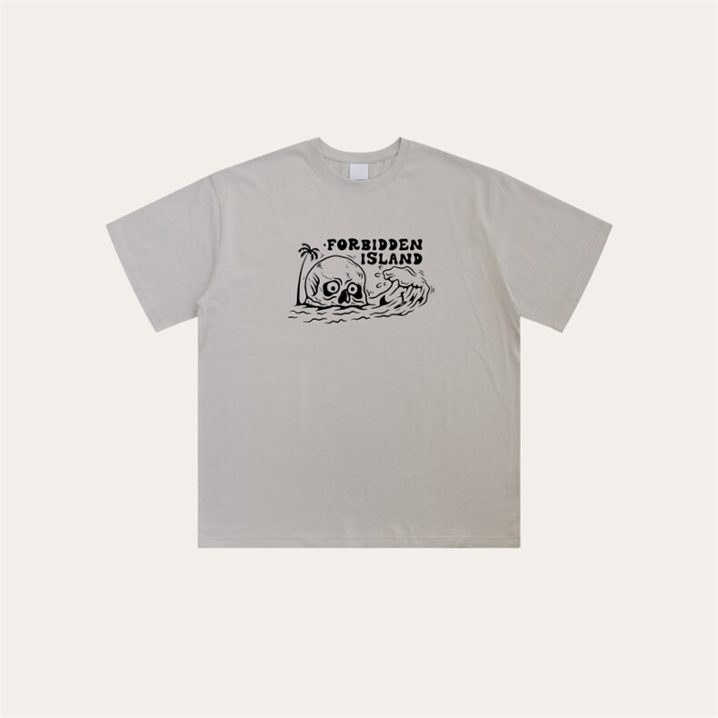 T39-P55-复古船主题手绘印花短袖Tee手工（wx：MaMSHu123），男装T恤，星座112