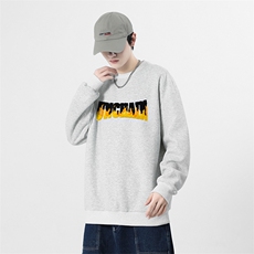 新款滑棉毛巾绣卫衣无影墙宽松落肩VE200A03-P60，男装卫衣，星座717