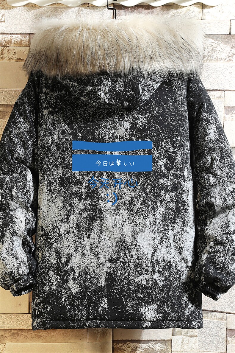 MC49033-P135日系潮衣男大码派克服男工装服外套袄砖墙,男装棉衣,电商A040A