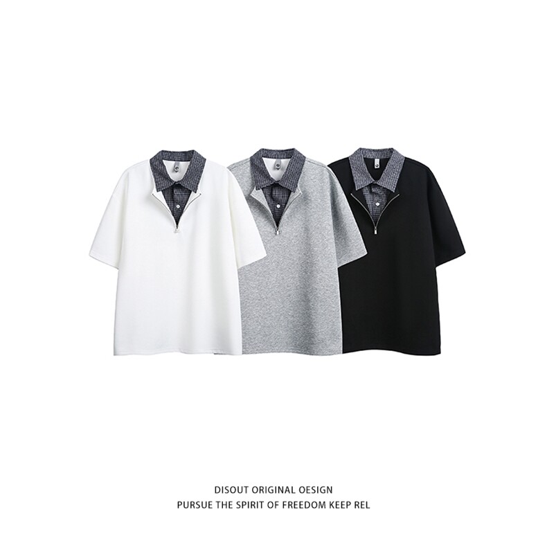 特P38无差价新款夏季潮流设计百搭短袖T恤-HT1017日系白底，男装T恤，电商A003