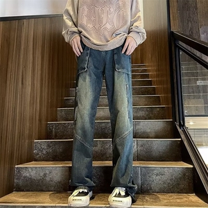 美式牛仔裤男款秋季长裤潮 NC995 P50图片