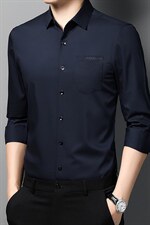 男式服装春秋季新款衬衫男长袖翻领休闲四季可穿衬衣XY2208-P60，男装衬衫，星座1105-3