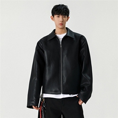 数据款2025春季新款短款皮衣JK4090-P95控148，男装皮衣，电商A072