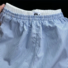 美式条纹休闲长裤秋夏男生高级感直筒裤子慵懒阔腿裤K5661-P36，男装休闲裤，星座412-3