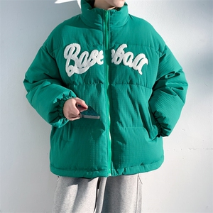 光影 2023冬季新款毛巾绣立领棉衣玉米格加厚棉服外套MYTC157P95图片