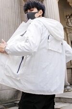 男士外套2021春季新款韩版中长款风衣工装帅气夹克DS339TP95，男装风衣，电商A102