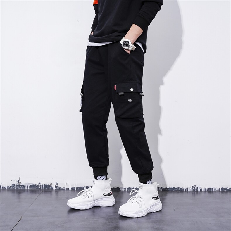 夏季哈伦运动男休闲裤男工装裤潮流束脚大码九分裤子,男装休闲裤,星座1008