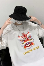 Q11185-P30春夏季七分袖t恤男大码五分袖男短袖中袖大皂风，男装T恤，电商A040