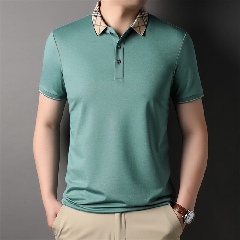 精品时尚短袖T恤男上衣夏季男休闲免烫T恤POLO衫HP3902-P60,男装Polo衫,星座1105-3