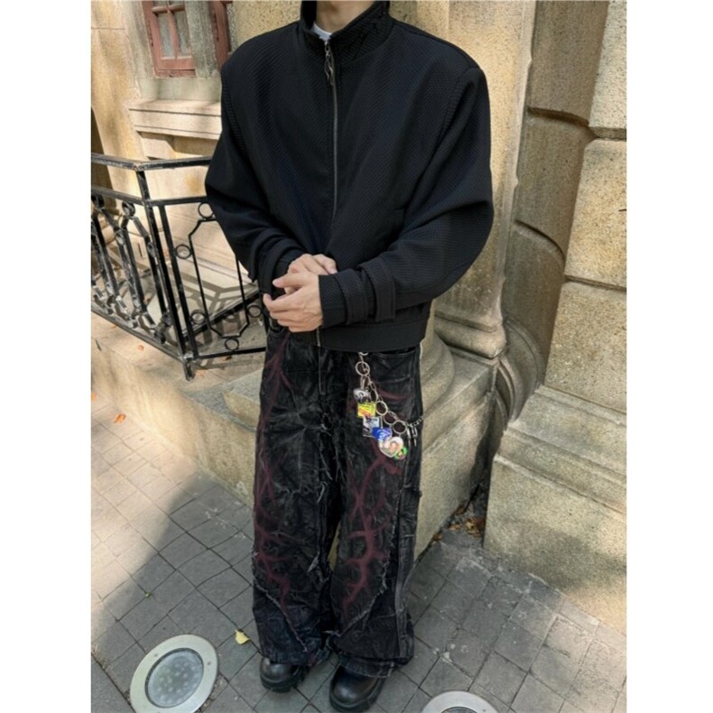 （现货）原创品质1比1打版多形态弯刀绑带蜂窝垫肩夹克，男装夹克，星座807