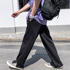 NK3003-P45港风运动裤男士休闲裤男宽松直筒裤男哈伦裤男，男装休闲裤，电商A040